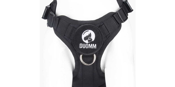 Harnais tactique robuste pour chien d'extérieur, vendu en gros, avec poignée confortable. 10