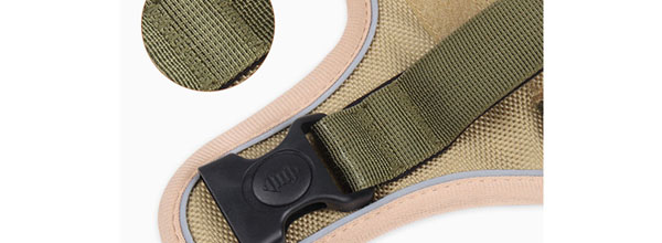 Harnais tactique de haute sécurité, robuste et souple, anti-traction, réglable, pour chiens de grande taille 17