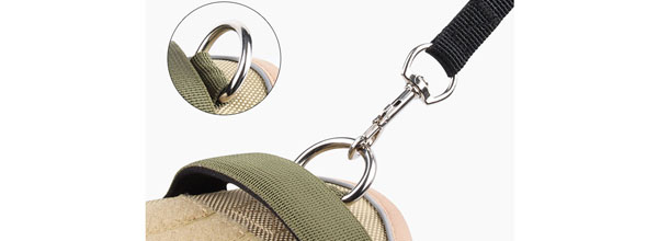 Harnais tactique de haute sécurité, robuste et souple, anti-traction, réglable, pour chiens de grande taille 13