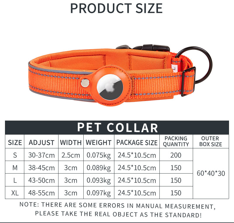 Collier de suivi GPS pour chien, coloris uni, disponible en 8 couleurs et 4 tailles. 17