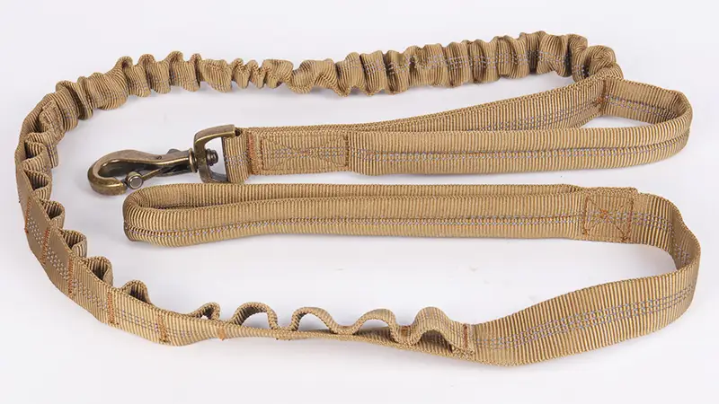 Okeypets Reflective Nylon Strap Heavy Duty Pet Training Military Lead Tactical Bungee Dog Leash 1