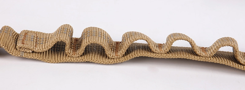 Laisse tactique élastique Okeypets en nylon réfléchissant ultra-résistante pour l'entraînement des animaux de compagnie. 16