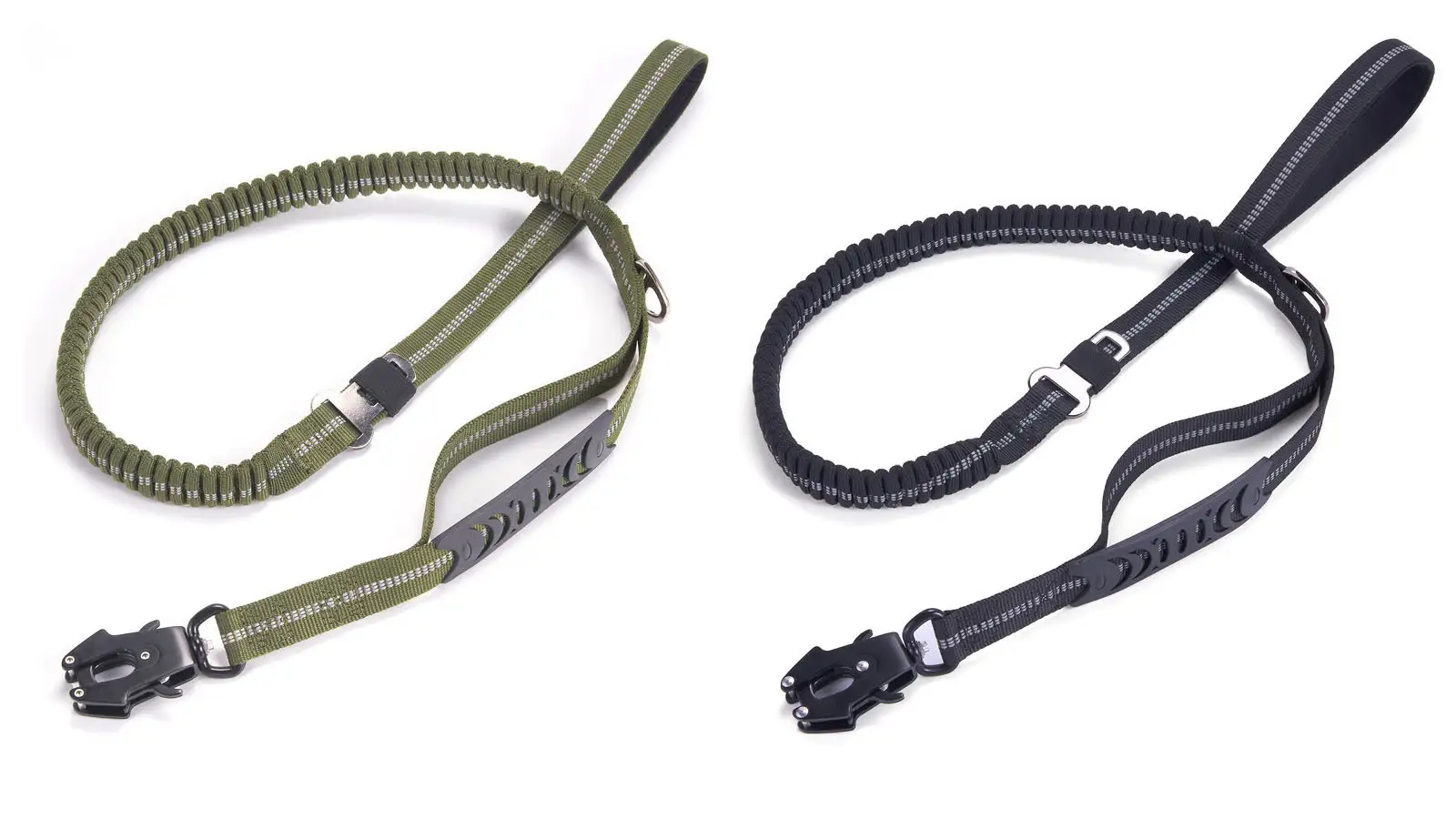 Laisse d'entraînement tactique extérieure pour chiens de grande taille, avec mousqueton en forme de grenouille, en vente en gros. 1