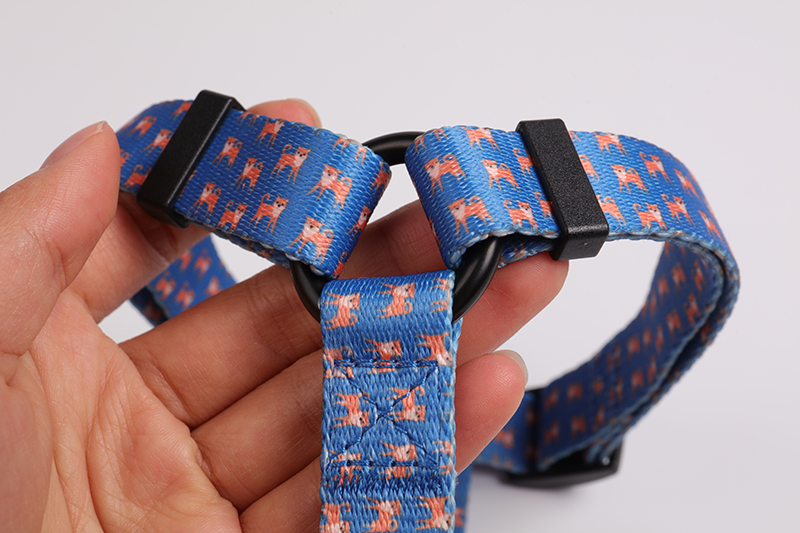 Harnais pour chiots à motifs imprimés en gros, harnais pour chien à sangle à dégagement rapide 10
