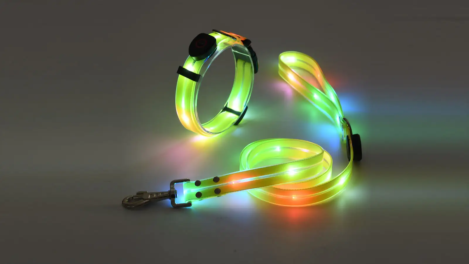 Collier pour chien lumineux LED durable et protecteur pour chiot la nuit 1