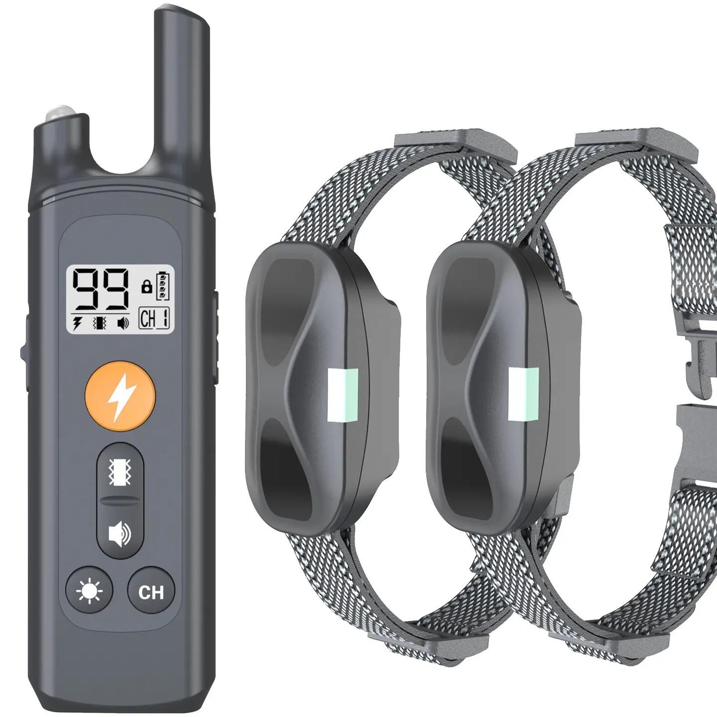 180日間のリモートスタンバイと感度調整機能を備えた吠え防止犬用首輪 6