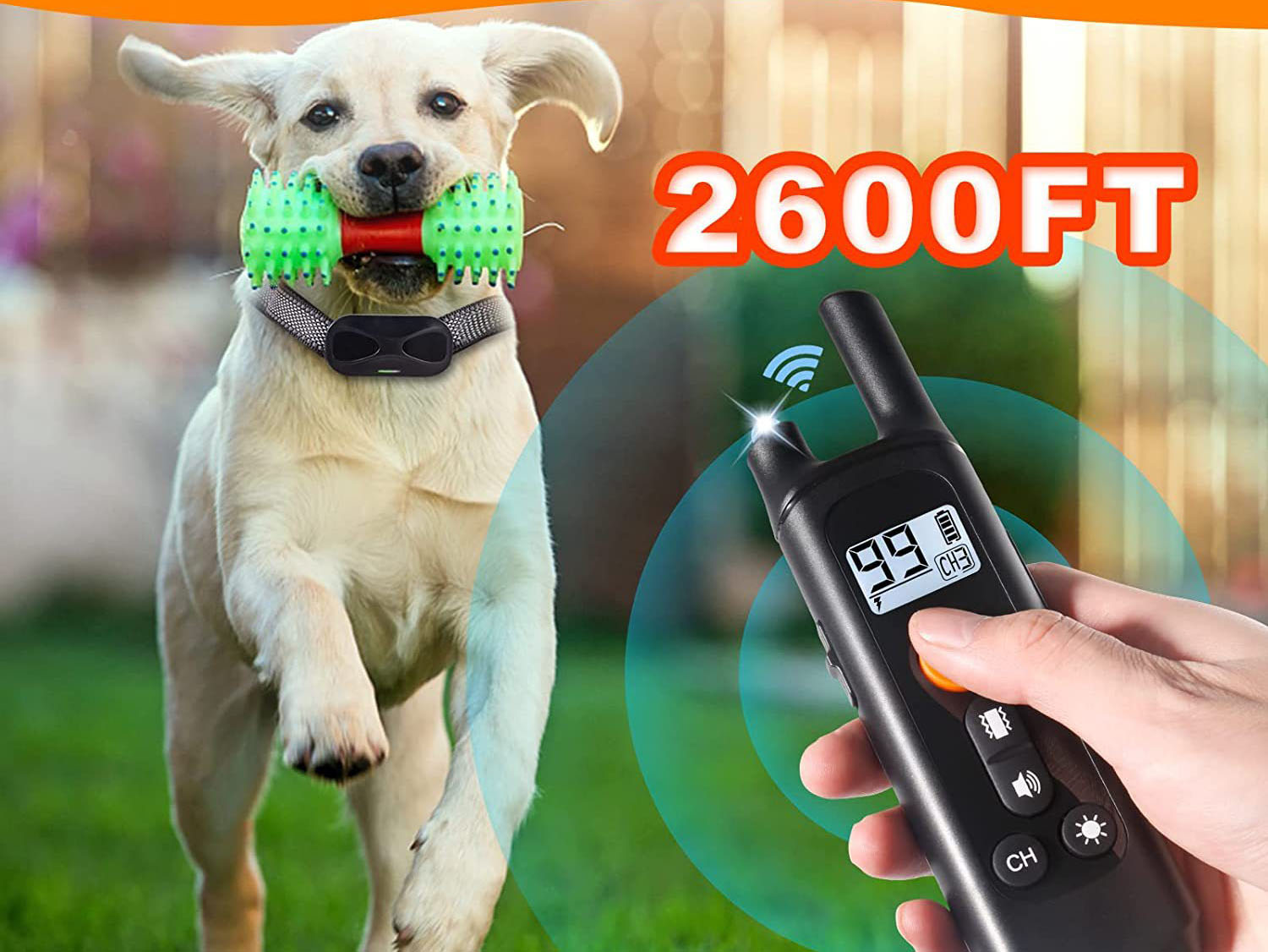 Collier anti-aboiements noir pour chien, avec plusieurs modes réglables 12