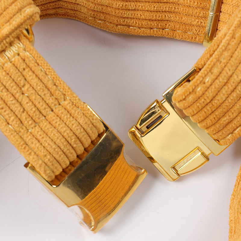 „OKEYPETS“ minkšti ir patogūs petnešos su logotipu ir O formos žiedu, skirtos velvetiniams šunų petnešų rinkiniui 9