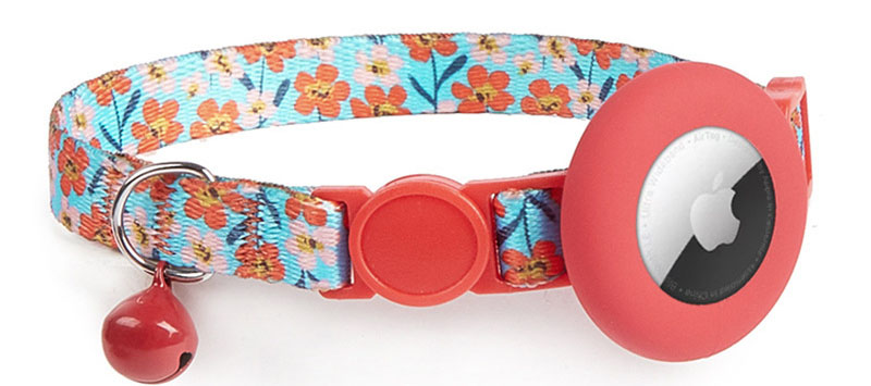 Collier pour chat Airtag neuf en gros avec coque de protection en silicone - Localisateur 8