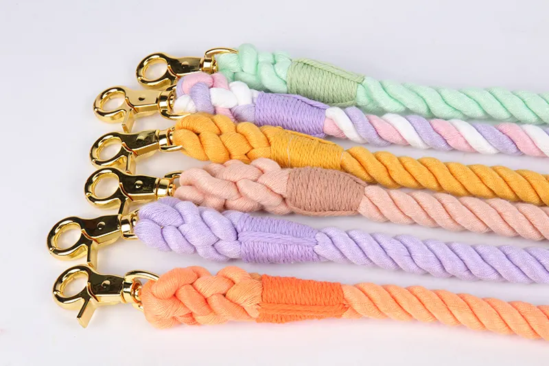 Hundträningskoppel - Anpassningsbart koppel i ren bomull från OKEYPETS Co., Ltd. 4