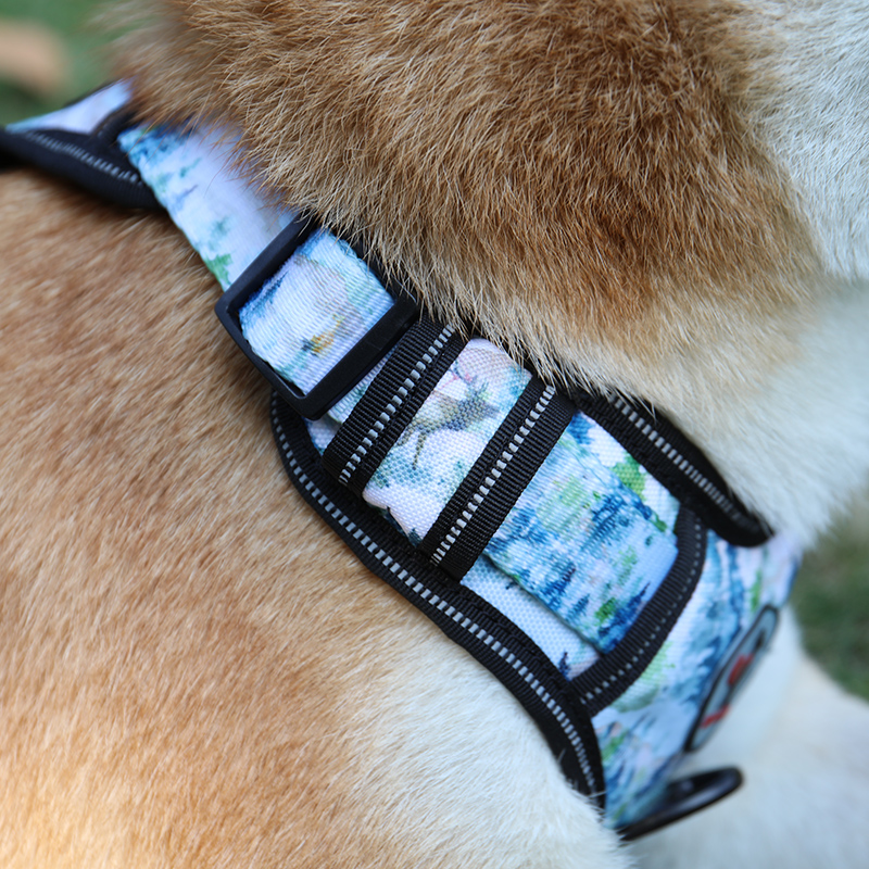 Harnais pour chien robuste et durable, en tissu Oxford résistant et anti-traction. 16