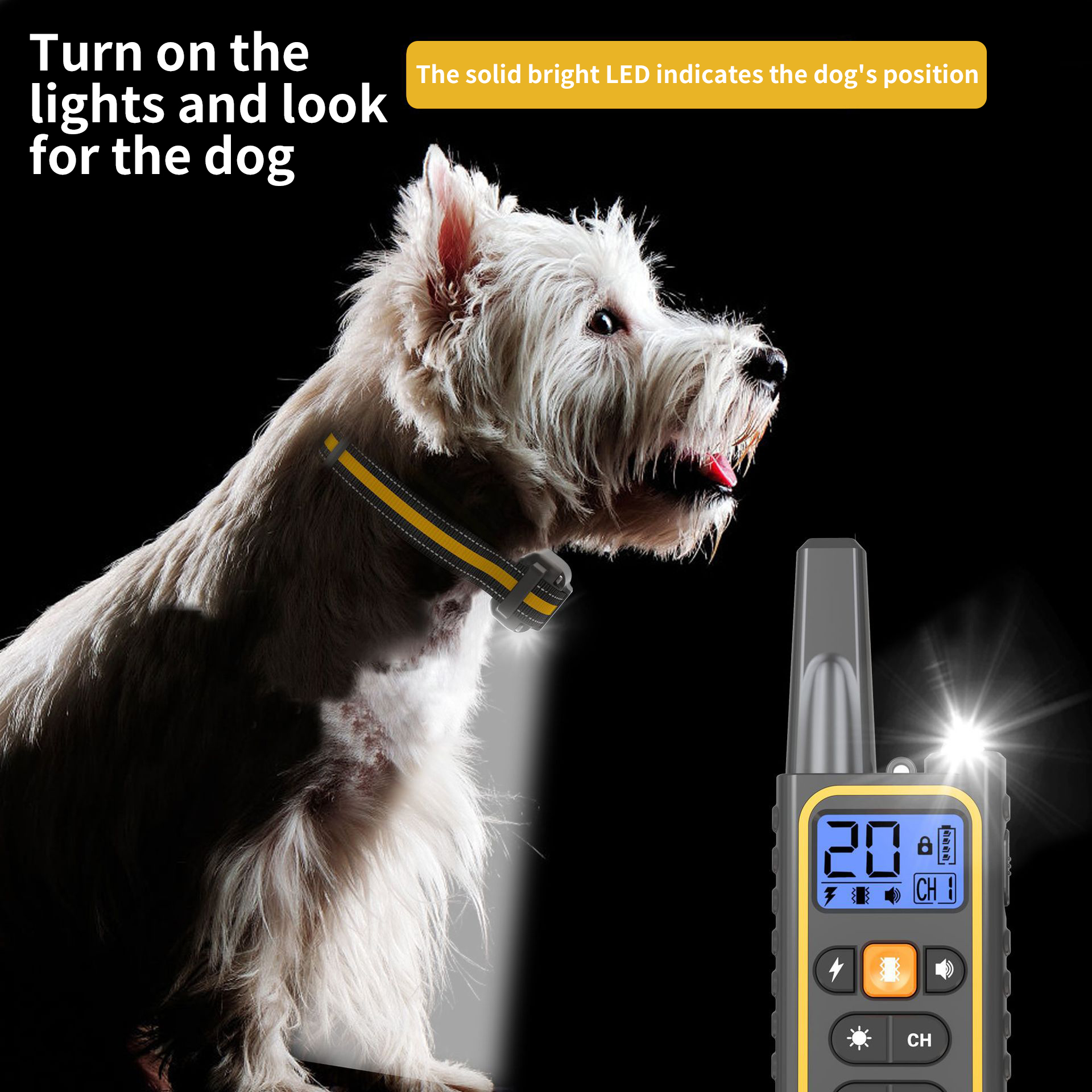 Collier anti-aboiements pour chien avec plusieurs modes, efficace pour stopper les aboiements. 13