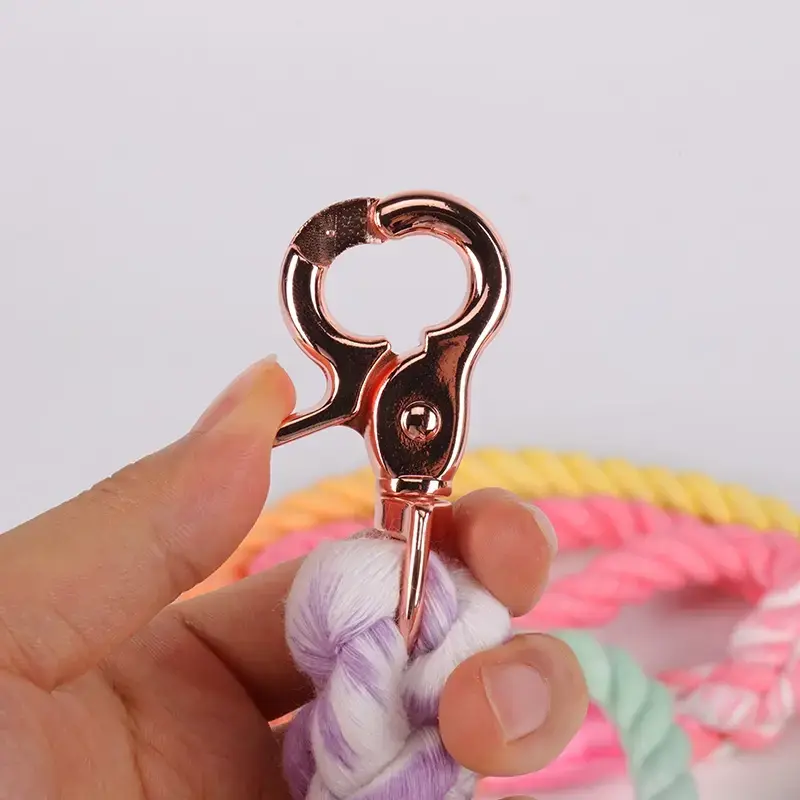 Natural Cotton Braided Rope Dog Leash 6