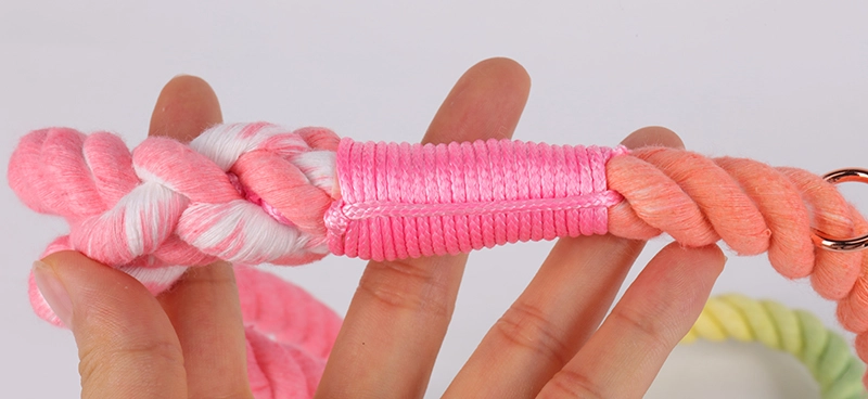 Laisse d'entraînement pour chien en coton résistant, corde tressée, idéale pour la promenade, la course et le camping. 11