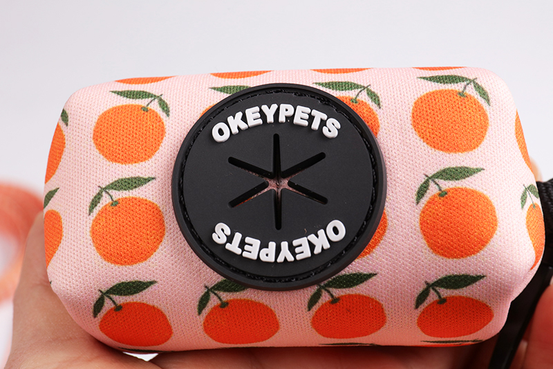 Porte-sacs à déjections canines OKEYPETS en néoprène pour promenades en extérieur 13