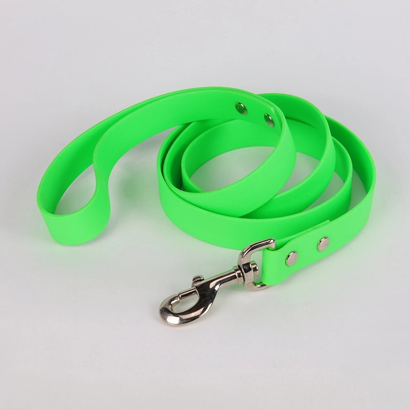 OKEYPETS Corde pour chien résistante et durable, en nylon enduit de PVC vert, imperméable. Laisse pour chien en PVC. 6