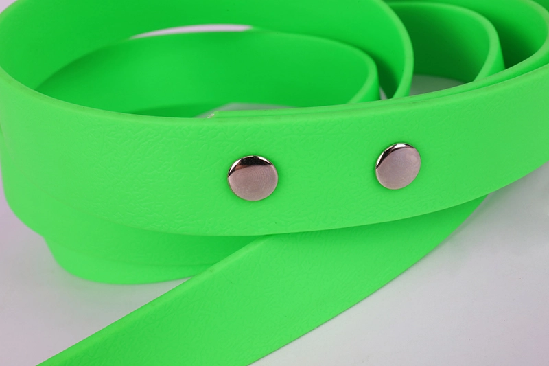 OKEYPETS Corde pour chien résistante et durable, en nylon enduit de PVC vert, imperméable. Laisse pour chien en PVC. 7