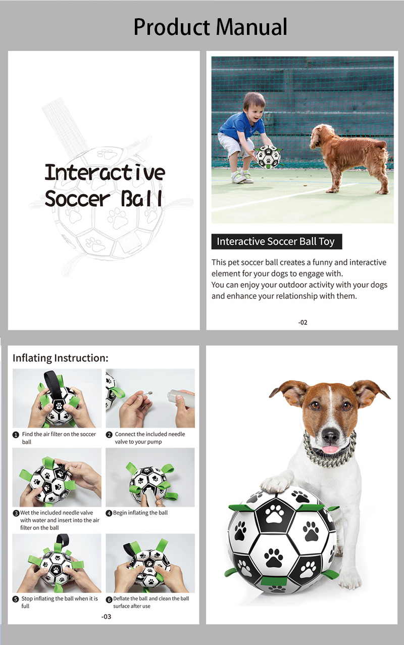 Mainan Ambil Anak Anjing Dalam & Luar Rumah untuk Anjing Kecil Sederhana Besar Bola Mainan untuk Anak Anjing 13