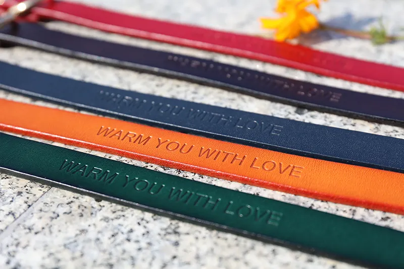 Luxury Round Leather Dog Collar 5