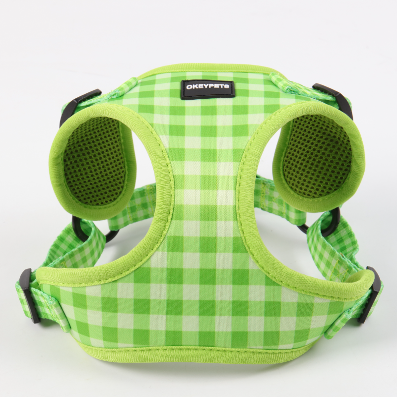 원스텝 강아지 하네스 세트, 탈출 방지 통기성 강아지 하네스 조끼 (강아지, 소형견, 중형견용) 10