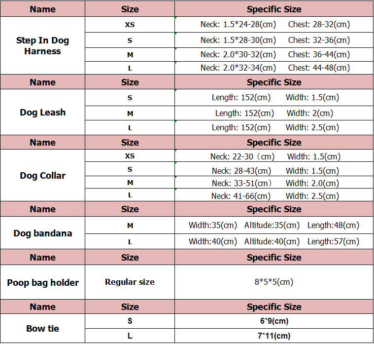 원스텝 강아지 하네스 세트, 탈출 방지 통기성 강아지 하네스 조끼 (강아지, 소형견, 중형견용) 30