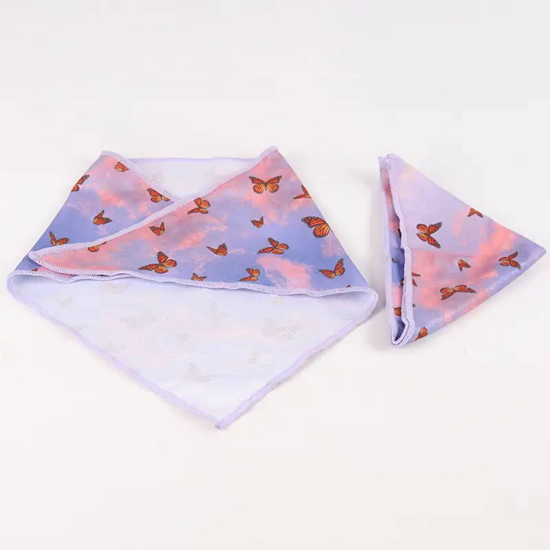 OKEYPETS - OKEYPETS Sublimation Safety Neck Scarf Soft Breathable Triangular Fashion Design Pet Dog Scarf Bandana All products 1