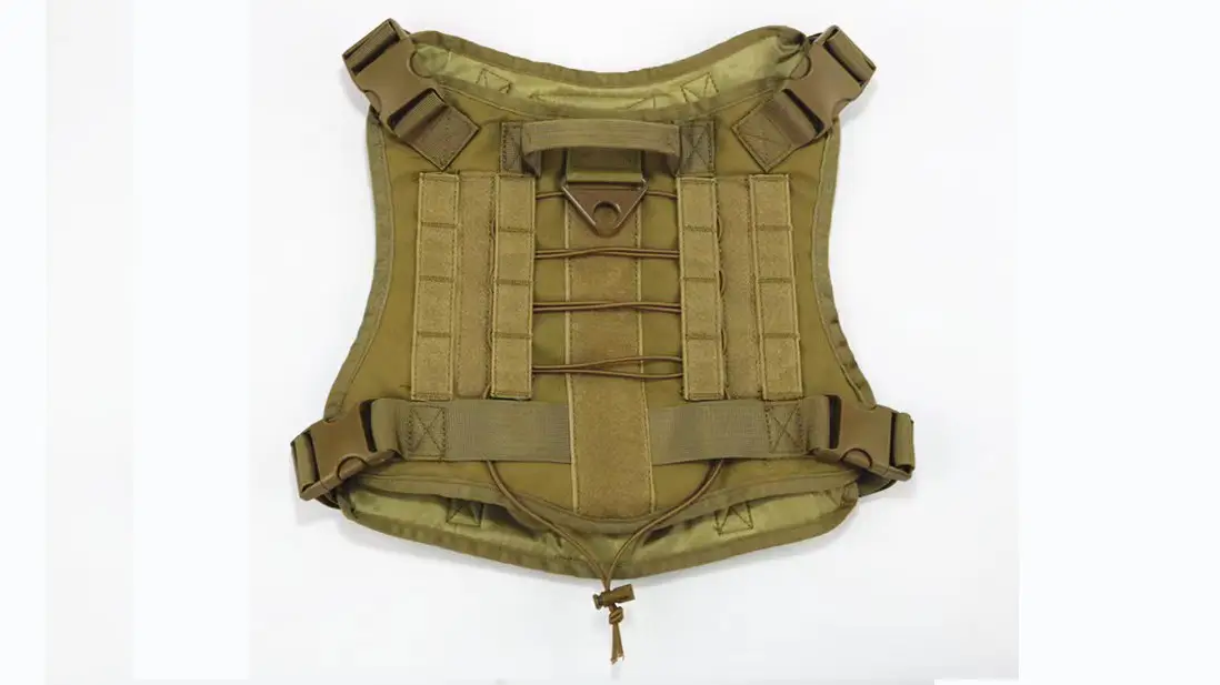 Harnais tactique ajustable pour chien avec poignée, gilet intégral pour chien, idéal pour la randonnée et l'entraînement en extérieur. 1