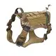 Adjustable Tactical Dog Harness with Quick-Release Buckles - Ideal for Training, Hunting, and Walking - OKEYPETS - 4 Colors - Mesh Pet Harness 5