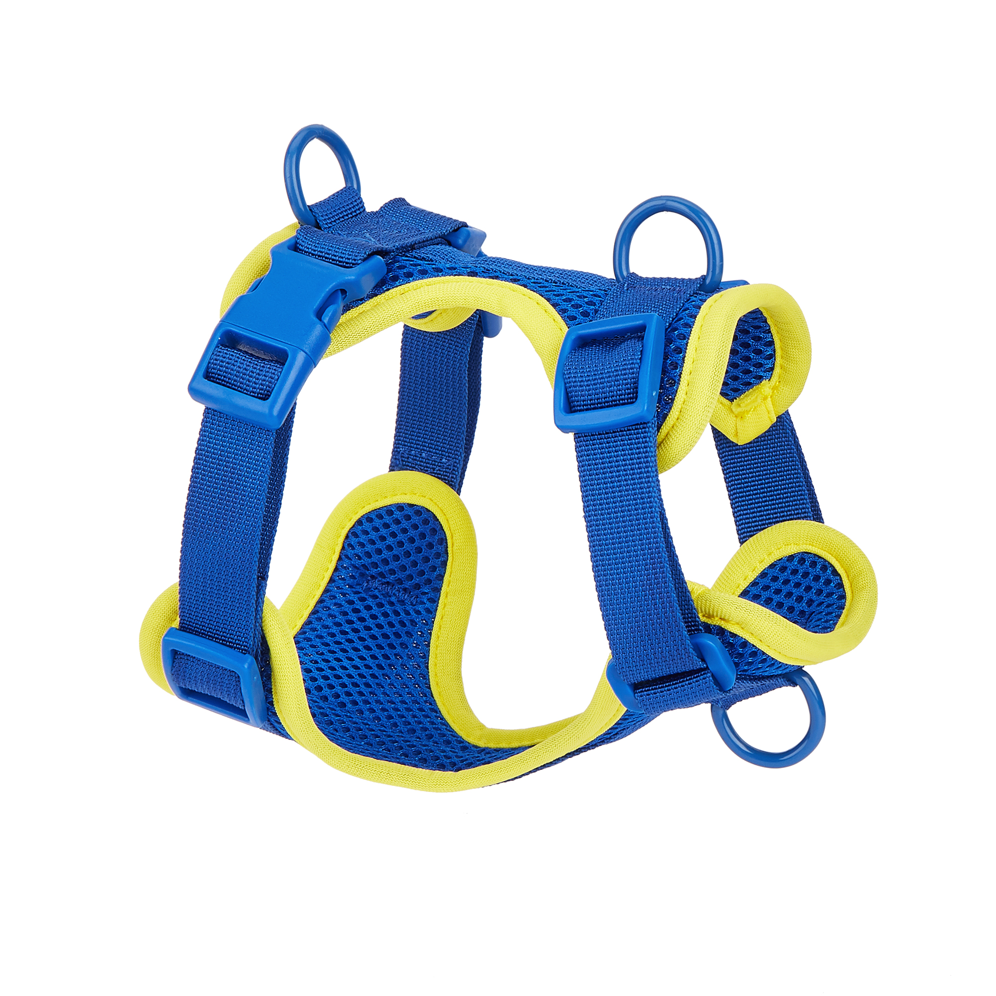 Harnais-gilet en maille pour chat et chien, coloré avec accessoires assortis. 10