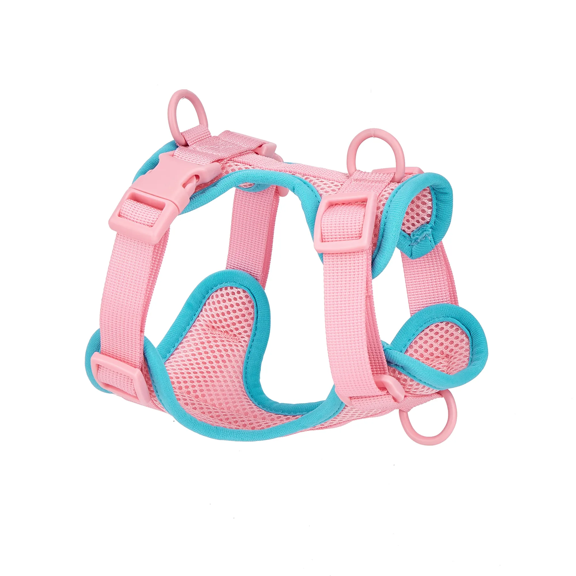 Breathable All-Weather Mesh Pet Harness with Three Safety Features by OKEYPETS 5