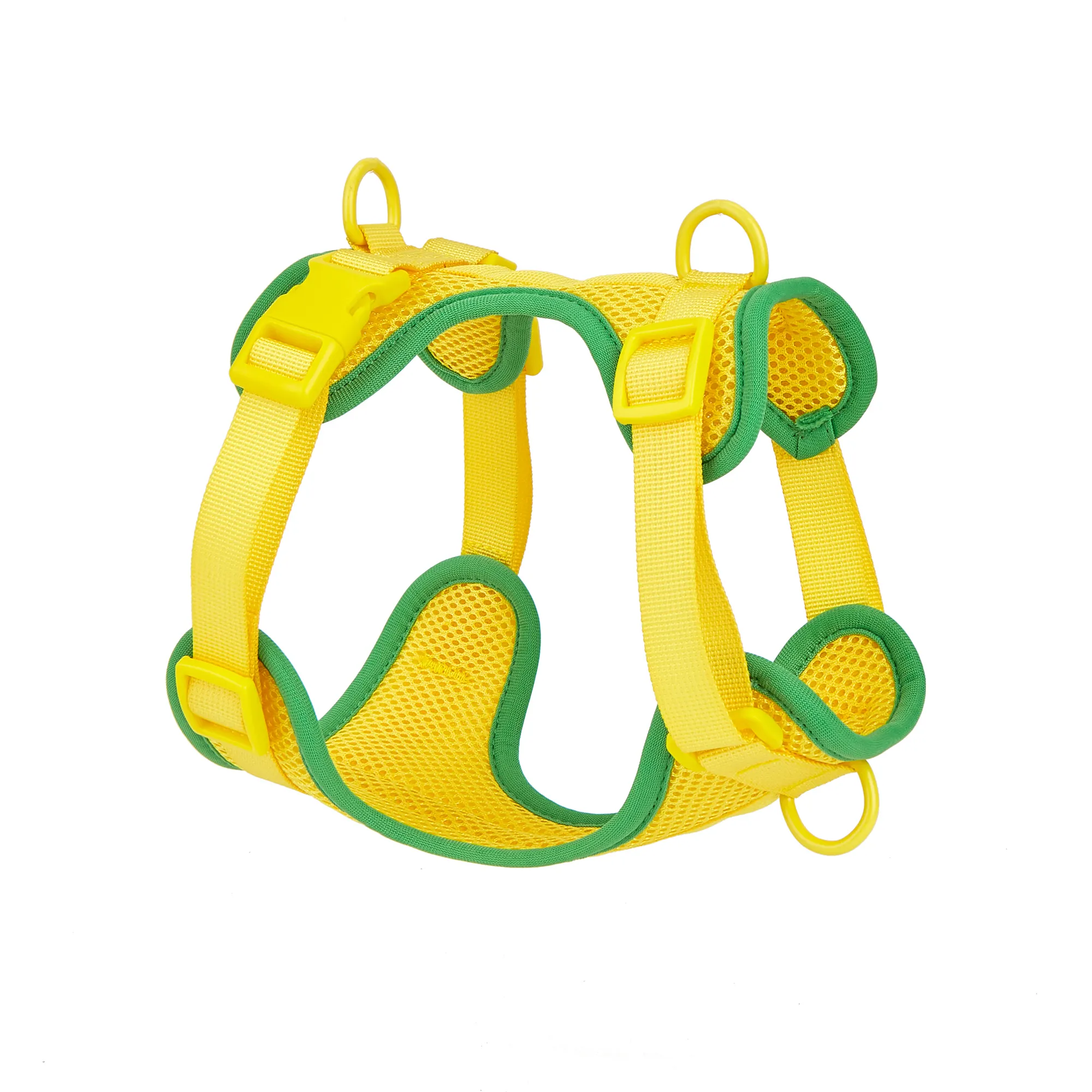 Breathable All-Weather Mesh Pet Harness with Three Safety Features by OKEYPETS 3