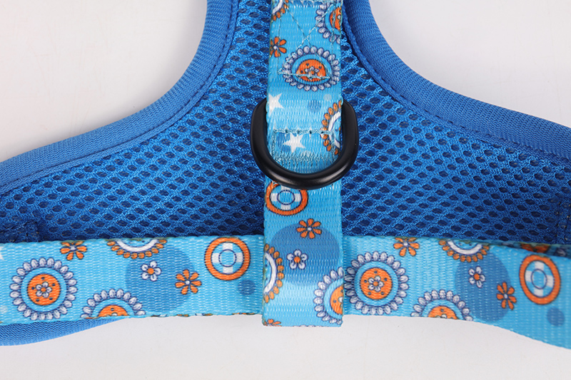 Harnais mignon en néoprène pour chiens, gilet de poitrine sublimé, harnais pour chien à enfiler 10