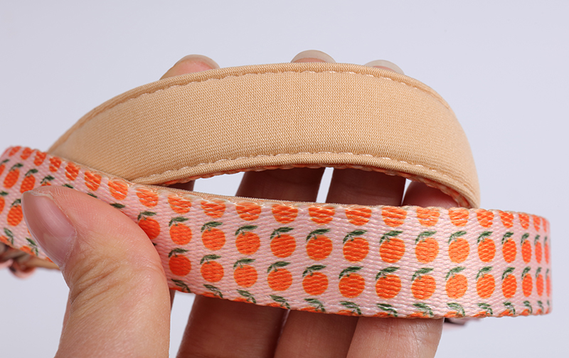 OKEYPETS - Neoprene Dog Collar Pattern Design Soft D-ring Quick Release Metal Buckle Pet Collar 11