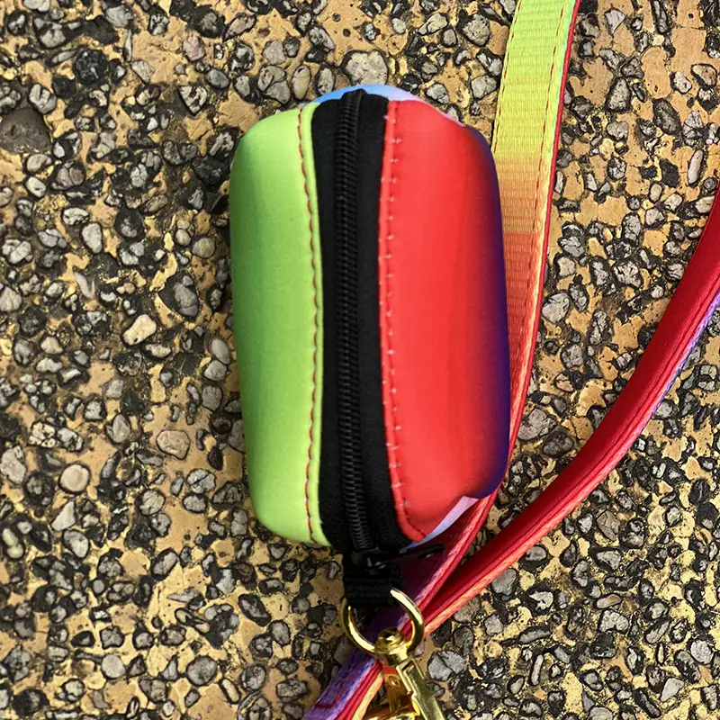 오키펫츠 - 오키펫츠 컬러풀 강아지 배변봉투 홀더 생분해성 친환경 쓰레기 운반대 목줄 부착형 강아지 배변봉투 홀더 1