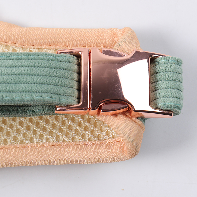 OKEYPETS Prilagođeni personalizirani dizajnerski set pojaseva za pse od korduroja bez povlačenja s logotipom, set povodaca i ogrlica za pse po narudžbi 14