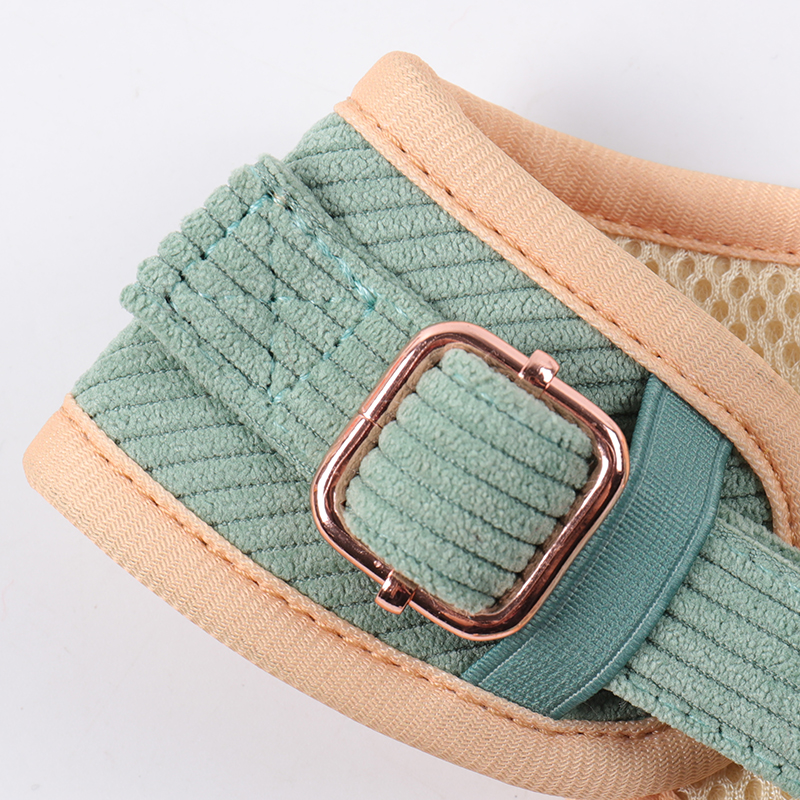 OKEYPETS Prilagođeni personalizirani dizajnerski set pojaseva za pse od korduroja bez povlačenja s logotipom, set povodaca i ogrlica za pse po narudžbi 13