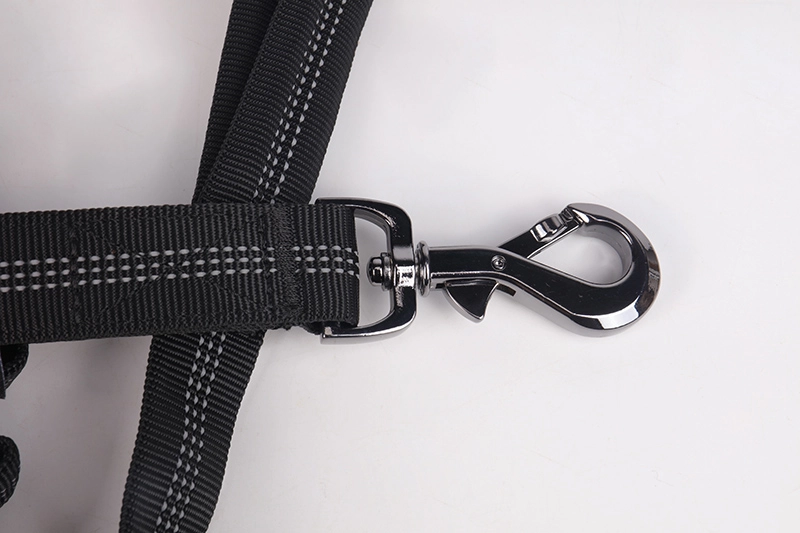Accessoires tactiques militaires Okeypets : collier et laisse de dressage réglables pour chien, noir. Collier et laisse tactiques pour chien. 15
