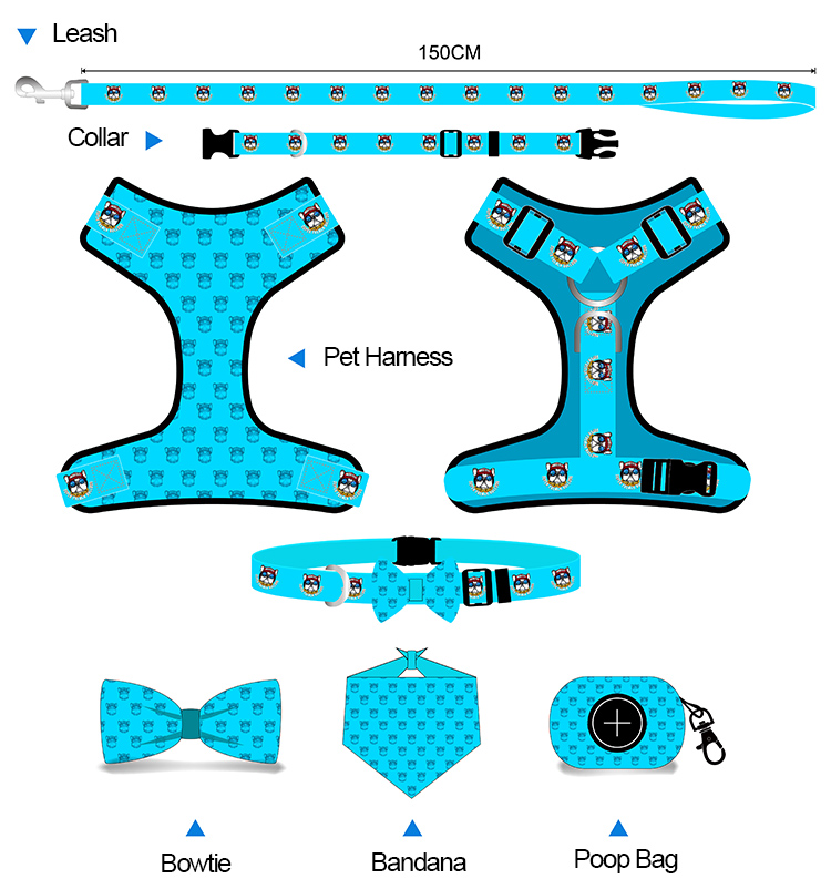 OKEYPETS Neoprene Step in Dog Harness No Pull dog carrying harness Dog Vest 17