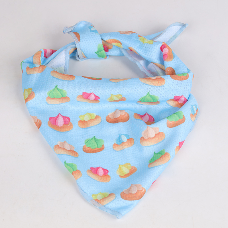 OKEYPETS - Écharpe personnalisée pour animaux de compagnie OKEYPETS par sublimation, bandana amusant et promotionnel pour chien mignon 9