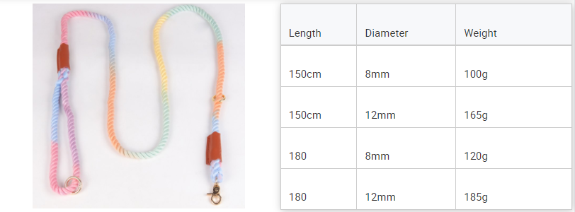 Laisse pour chien en coton de couleur vive, fabricant de laisses souples - OKEYPETS 9