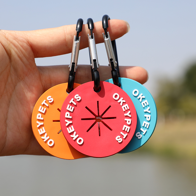 OKEYPETS - OKEYPETS Engros Rund Form Ny Design Hunde Affaldspose Holder PVC Affaldspose Klemme Affaldspose Holder Klemme 10