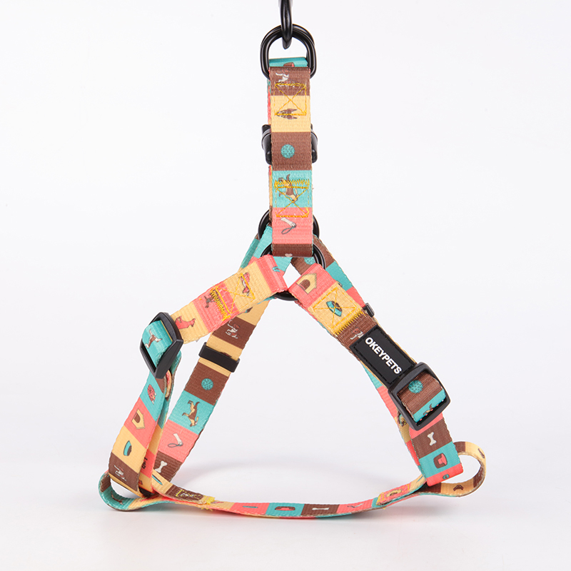 Harnais réversible anti-traction pour chien, gilet pour animaux de compagnie imprimé par sublimation, vente en gros 18