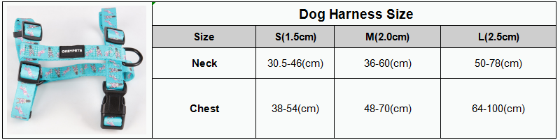 Fabricant chinois de harnais pour chiens à sangle réglable, harnais pour animaux de compagnie à motifs personnalisés à vendre 8