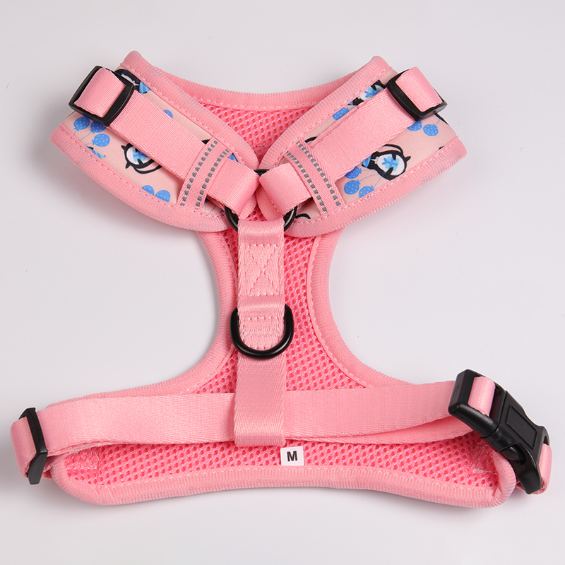 Harnais pour chien en néoprène, petit modèle, sublimation, respirant, avec attache avant. 12