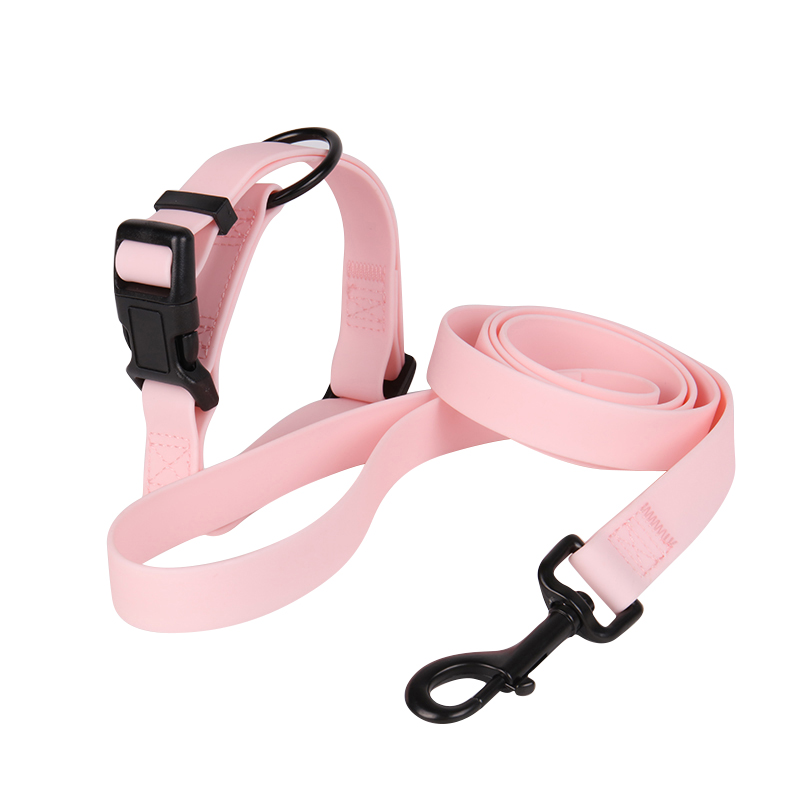 Harnais rose personnalisé pour chien, idéal pour la randonnée et les activités de plein air. Convient également aux chiots. 17