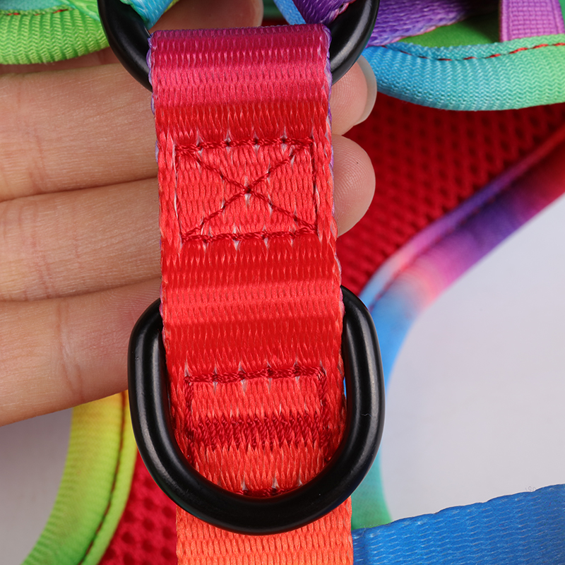 Harnais coloré pour chiot OKEYPETS, harnais de poitrine en maille douce et respirante pour chien 9