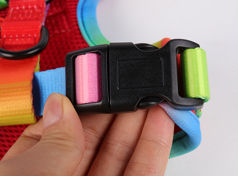 Harnais coloré pour chiot OKEYPETS, harnais de poitrine en maille douce et respirante pour chien 10