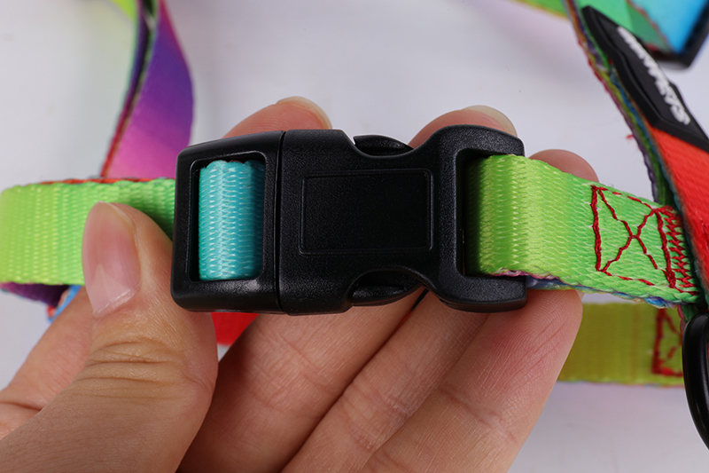 Harnais pour chien OKEYPETS résistant en polyester avec boucle métallique. 9