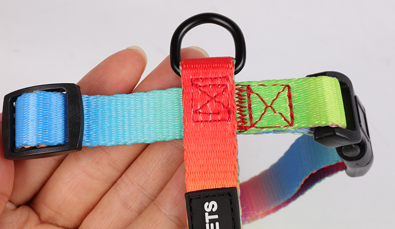 Harnais pour chien OKEYPETS résistant en polyester avec boucle métallique. 8