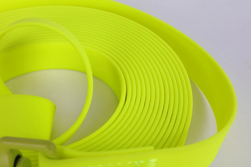 Laisse pour chien Okeypets, résistante, imperméable et écologique, en sangle PVC souple et durable. 9